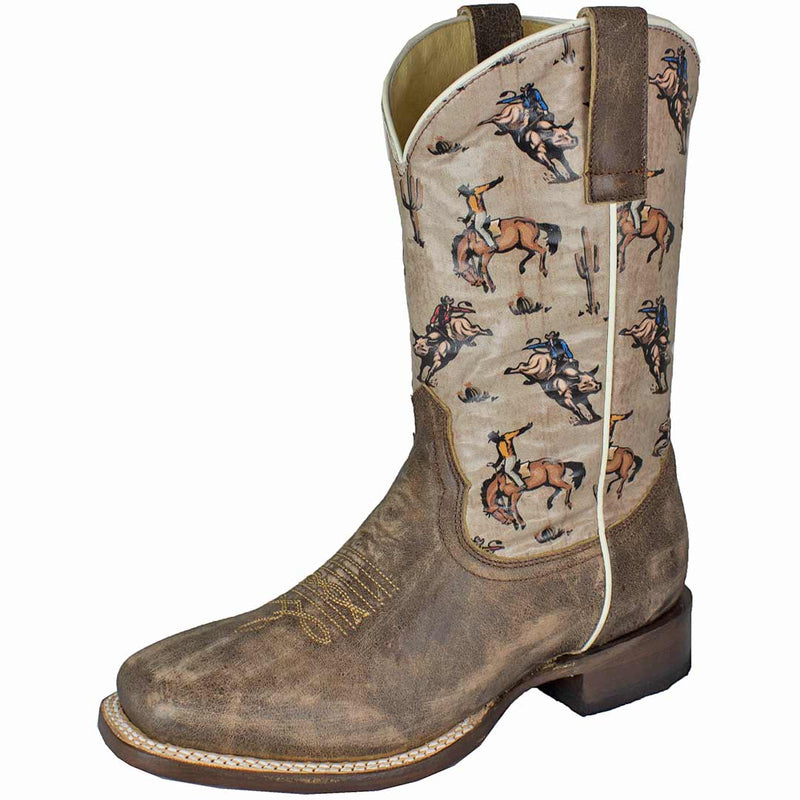 Roper Youth Buckin' Shaft Cowboy Boots