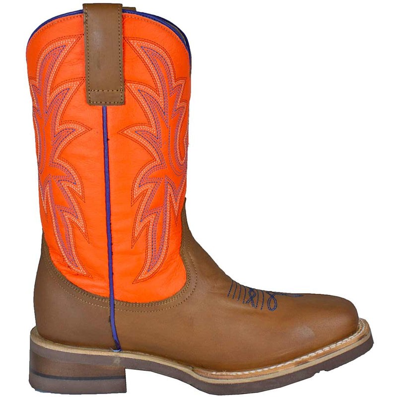 Roper Youth Orange Shaft Cowboy Boots