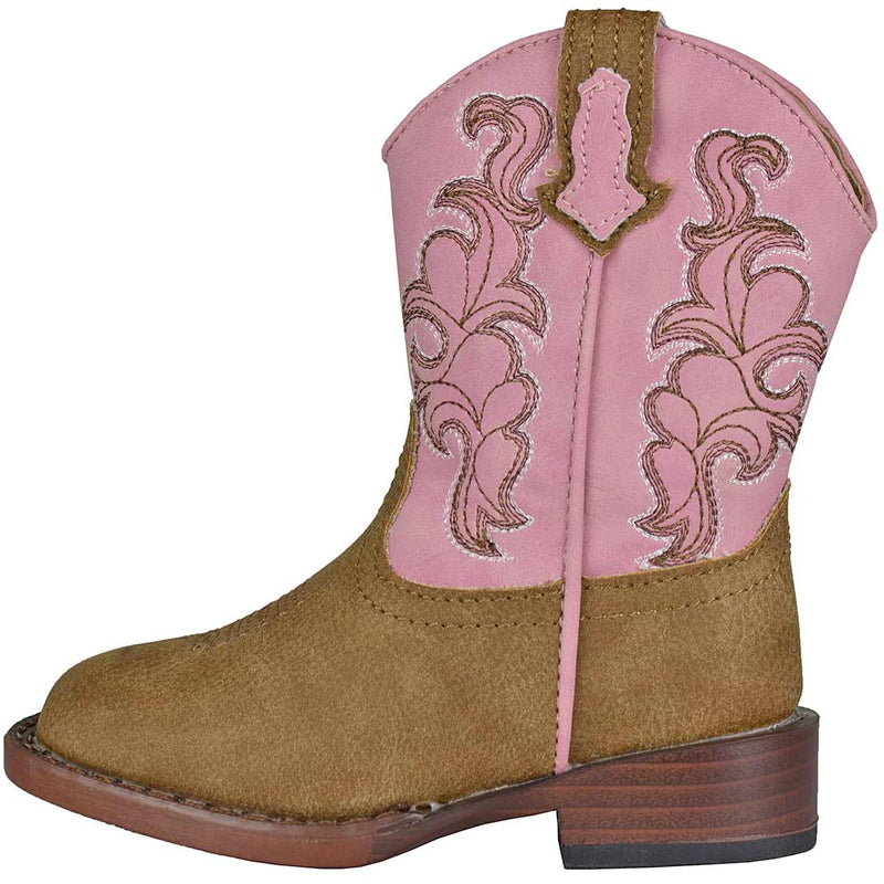 Roper Toddler Girls' Pink Shaft Cowgirl Boots