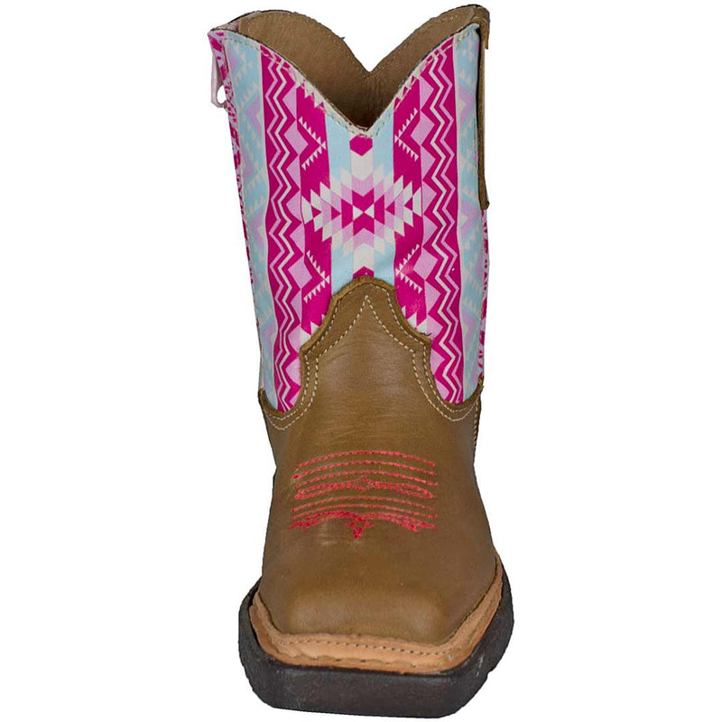 Roper Toddler Girls' Aztec Shaft Cowgirl Boots