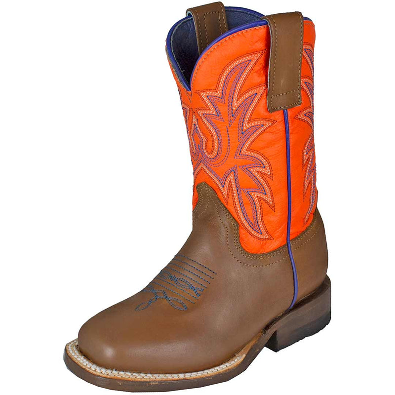 Roper Kids' Orange Shaft Cowboy Boots