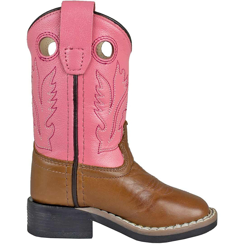 Old West Toddler Girls' Square Toe Cowgirl Boots