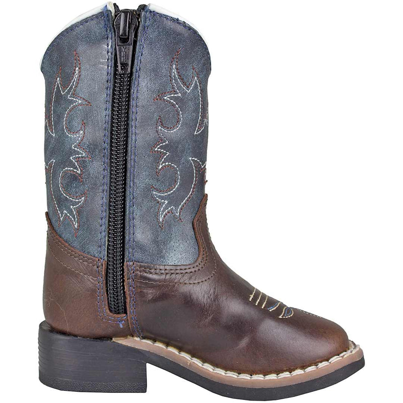 Old West Toddler Boys' Square Toe Cowboy Boots