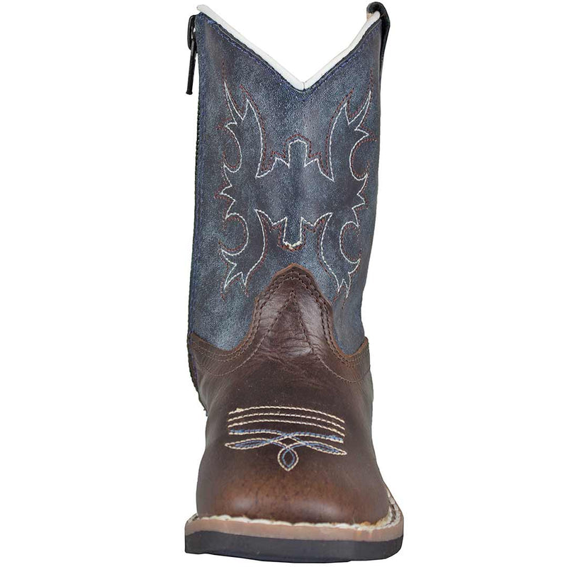 Old West Toddler Boys' Square Toe Cowboy Boots