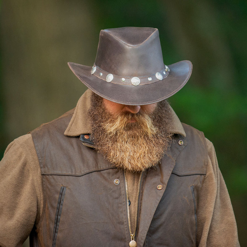 Outback Trading Co. Wagga Wagga Western Leather Hat