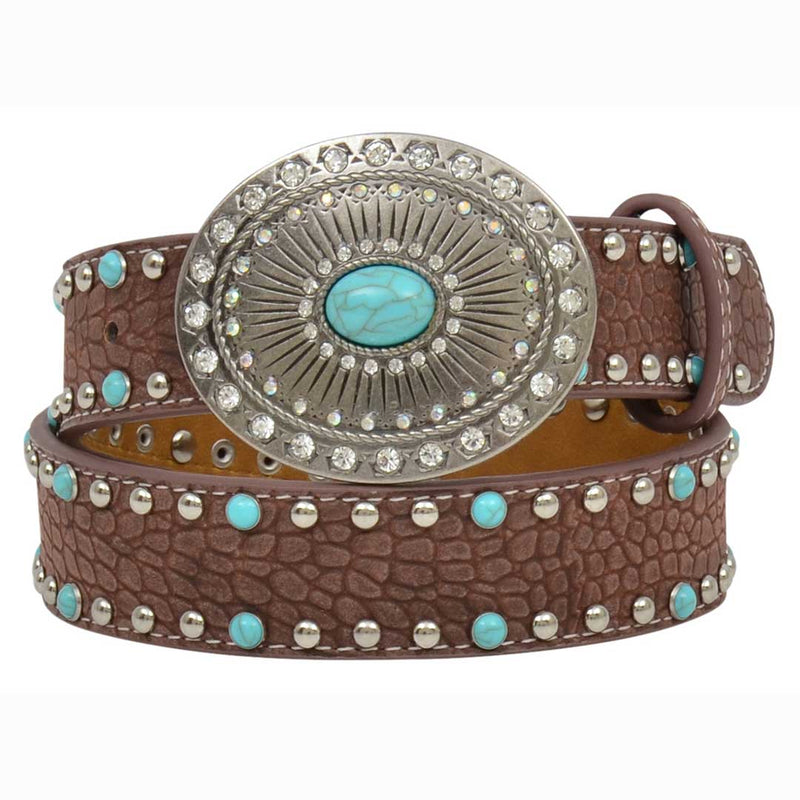 Angel Ranch Girls' Gator Print Belt