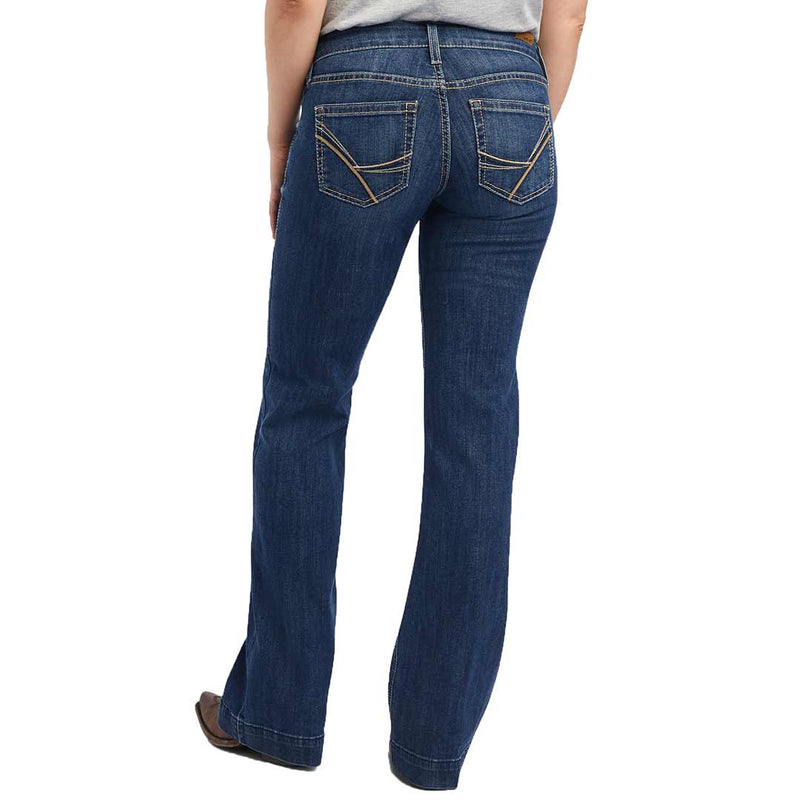 Ariat Women's Trouser Mid Rise Amaryllis Wide Leg Jeans