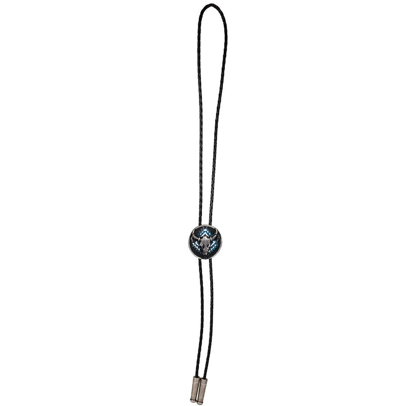 Austin Accent Men's Steer Skull Bolo Tie