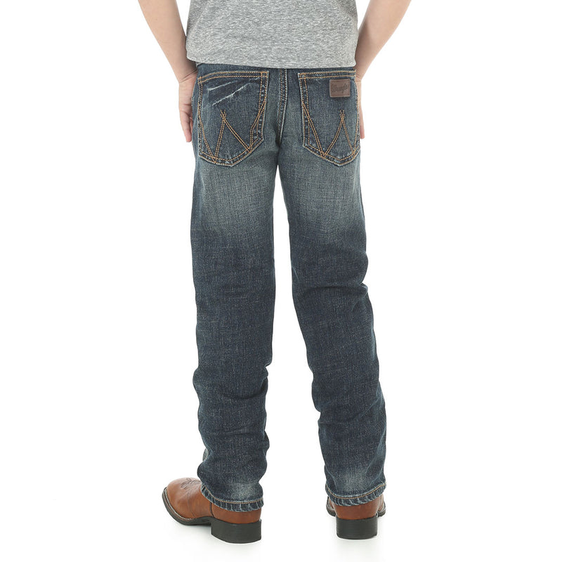 Wrangler Boy's Retro Slim Fit Straight Leg Jeans