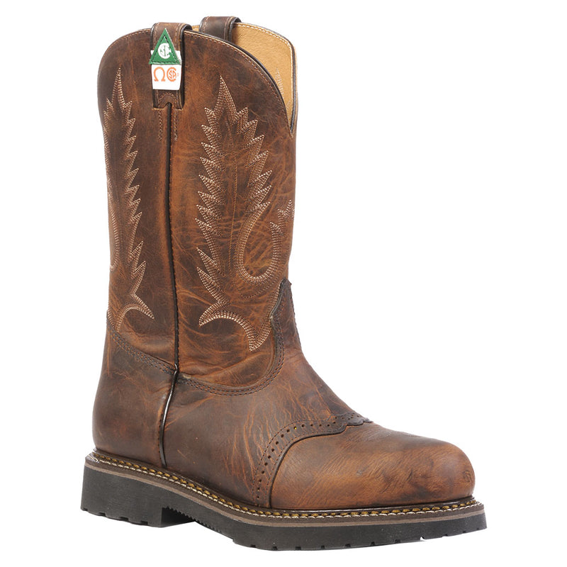 Boulet Men's CSA Steel Toe Cowboy Work Boots