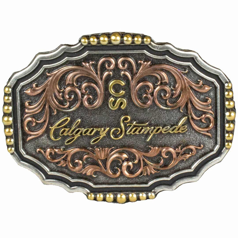 Calgary Stampede Tri-Colour CS Logo Buckle