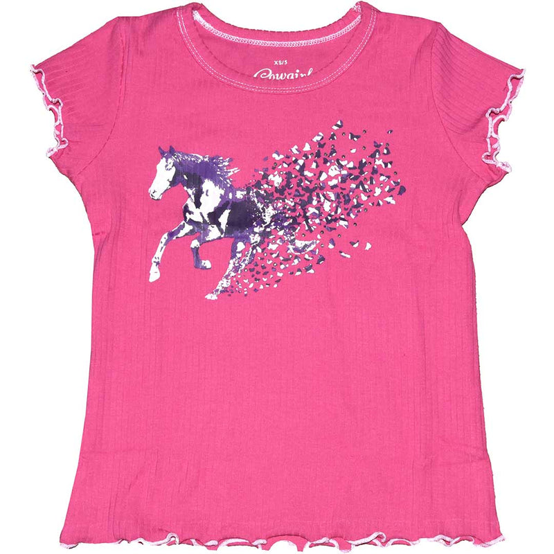 Cowgirl Hardware Toddler Girls' Butterfly Horse T-Shirt