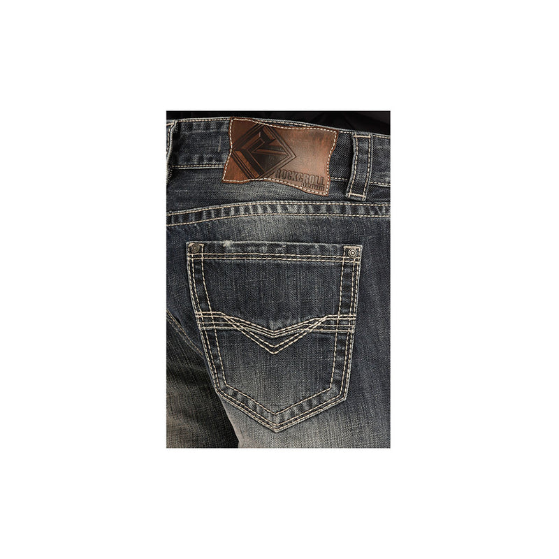 Rock & Roll Denim Men's Double Barrel Relax Jean