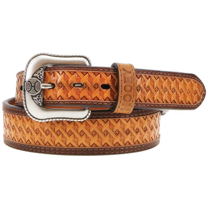 Hooey Brands Men's Hands-Up Basketweave Belt