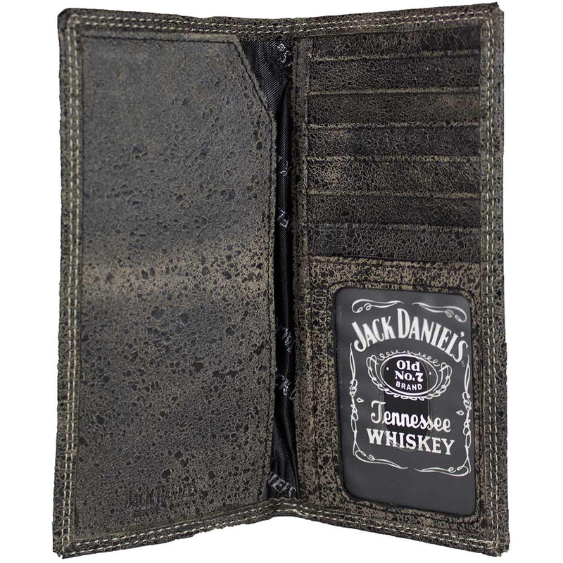 Jack Daniel's Men's Distressed Rodeo Wallet