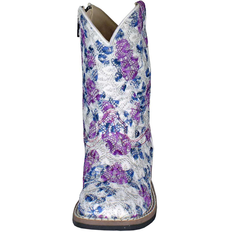 Old West Toddler Girls' Floral Bling Cowgirl Boots