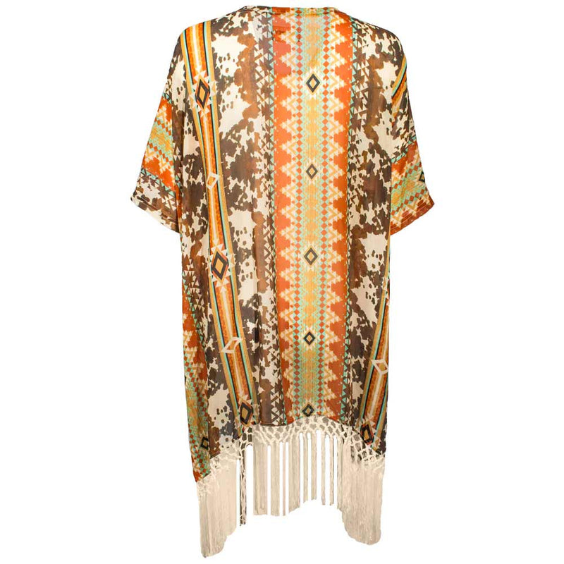 Hooey Brands Women's Long Kimono With Fringe