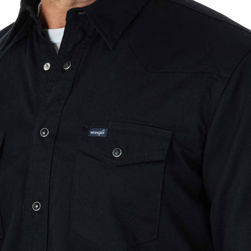 Wrangler Men's Flannel Lined Work Shirt