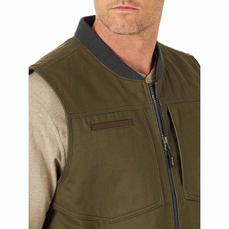 Wrangler Men's Riggs Workwear Canvas Work Vest