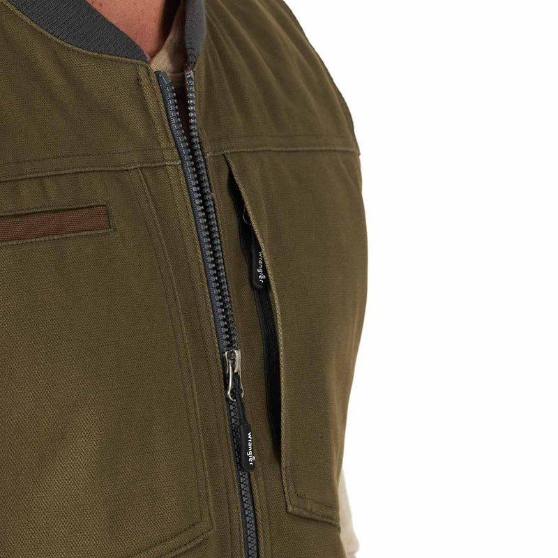 Wrangler Men's Riggs Workwear Canvas Work Vest