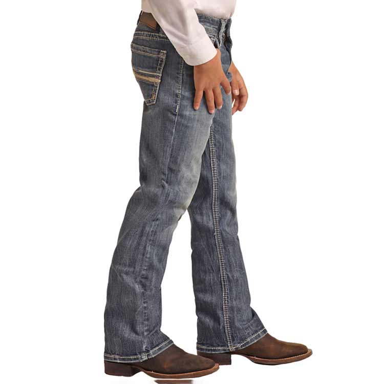 Rock & Roll Denim Boys' BB Gun Bootcut Jeans