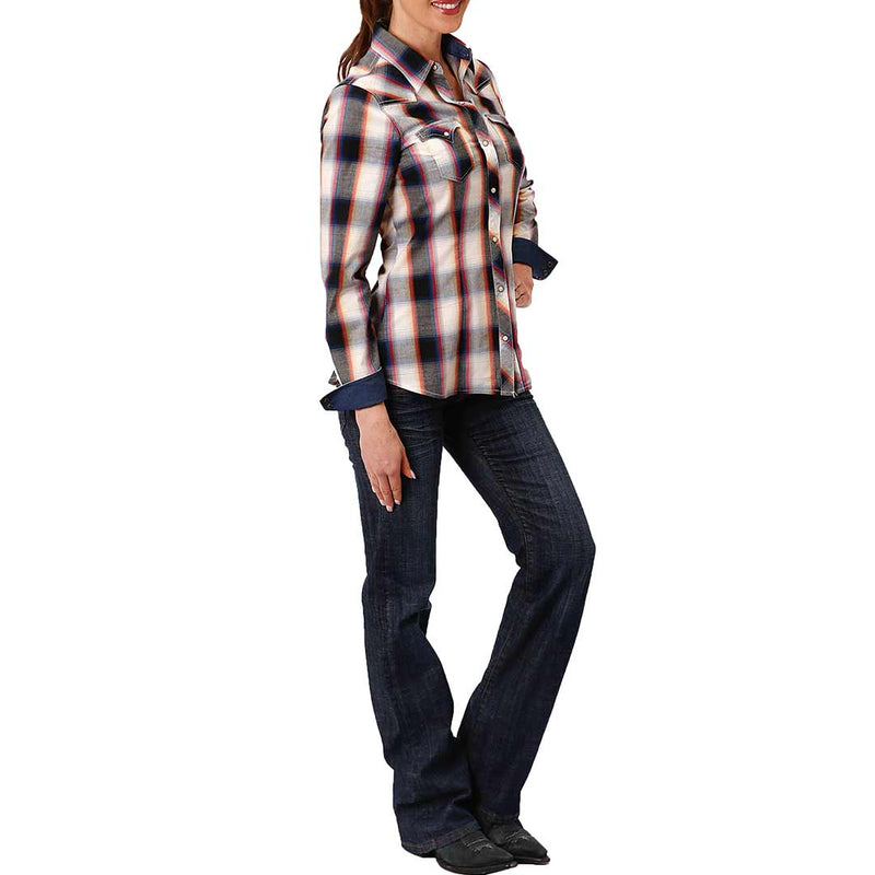 Roper Women's Plaid Snap Shirt