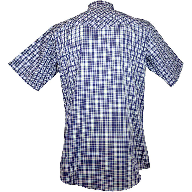 Ely Cattleman Men's Short Sleeve Check Plaid Snap Shirt