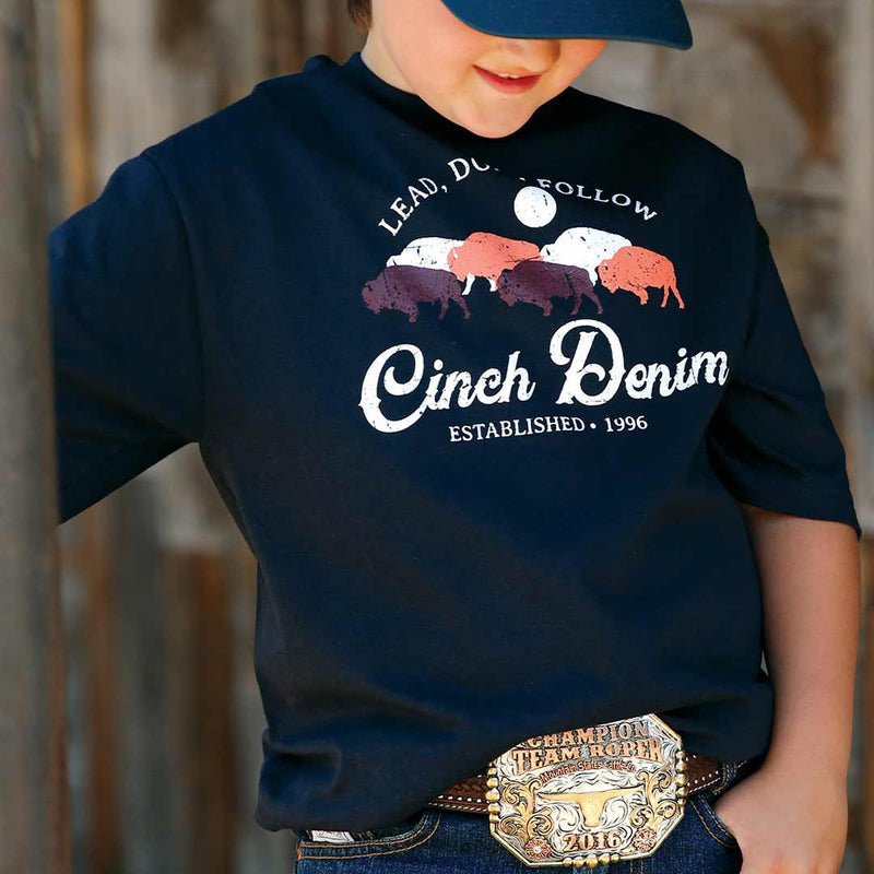 Cinch Boy's Buffalo Graphic T-Shirt