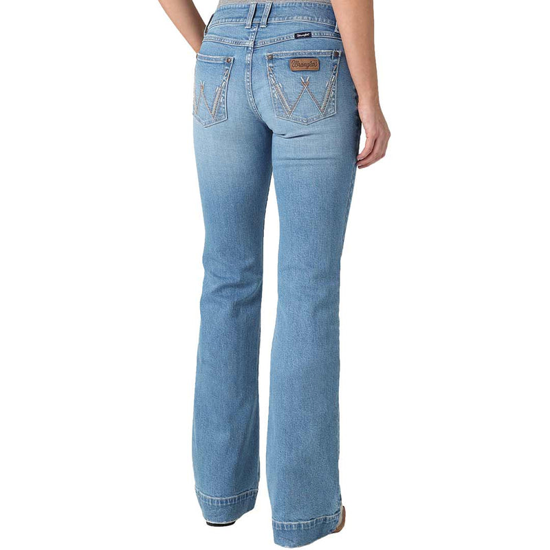 Wrangler Women's Retro Mae Wide Leg Trouser Jeans