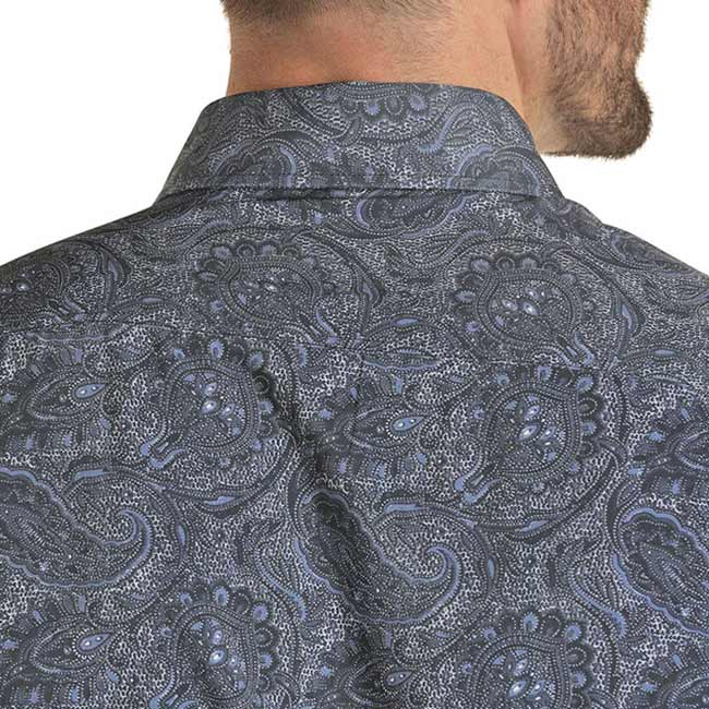 Panhandle Men's Performance Paisley Print Button-Down Shirt