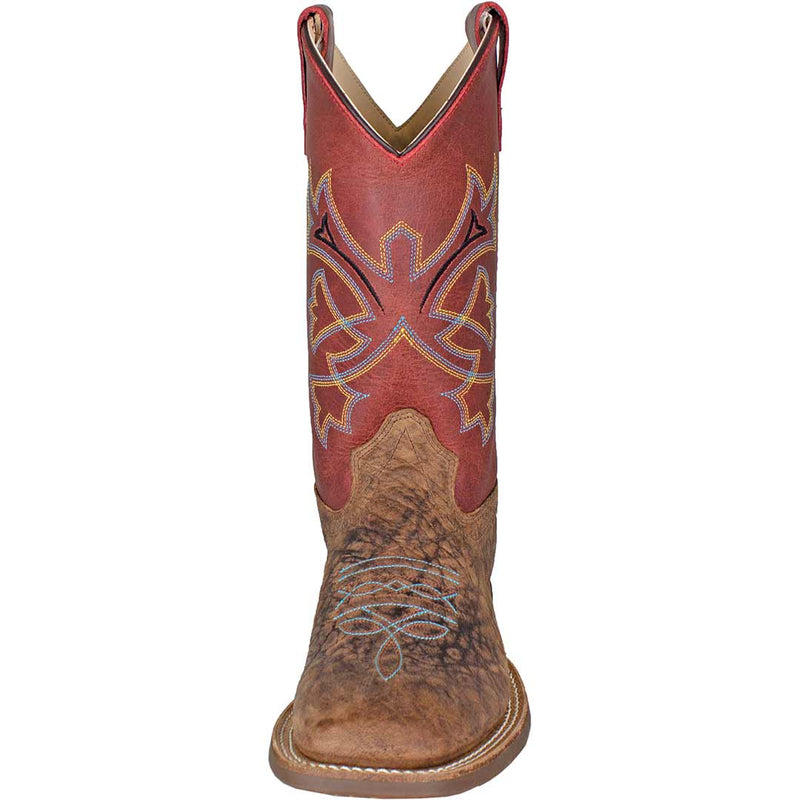 Old West Youth Distressed Vamp Cowboy Boots