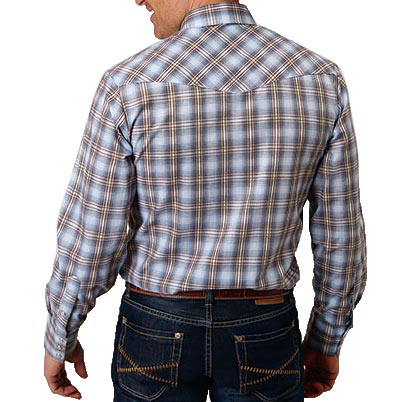 Roper Men's Plaid Snap Shirt