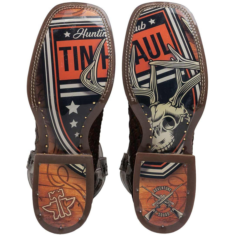 Tin Haul Men's Hunting Club Cowboy Boots