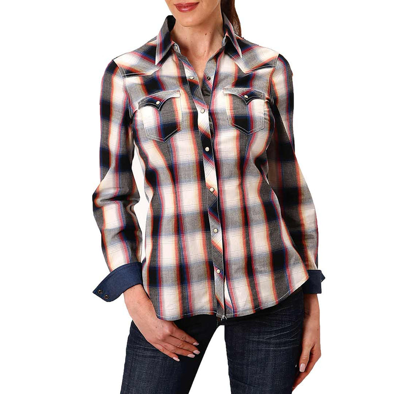 Roper Women's Plaid Snap Shirt