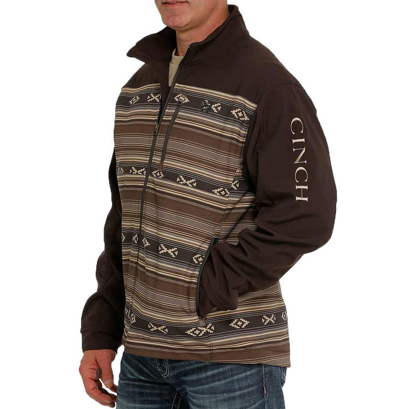 Cinch Men's Blanket Stripe Bonded Jacket