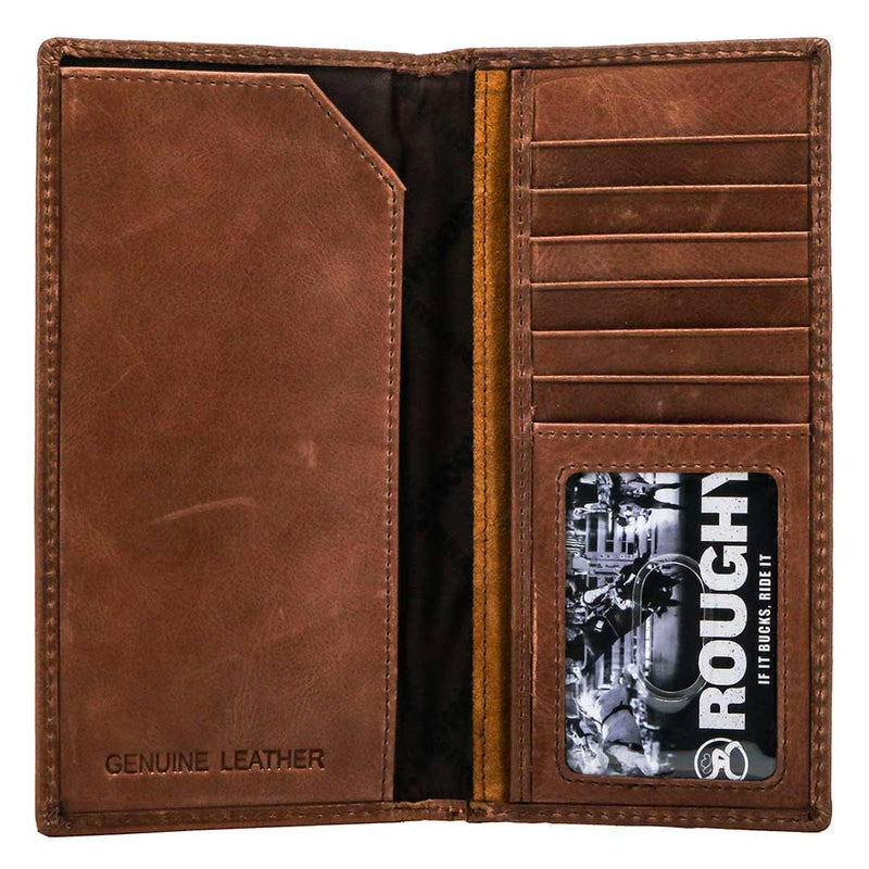 Hooey Brands Men's Roughy Classic Roughout Rodeo Wallet