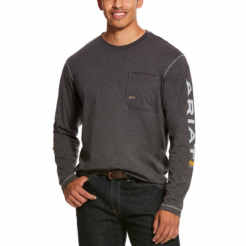 Ariat Men's Rebar Workman Logo Sleeve T-shirt