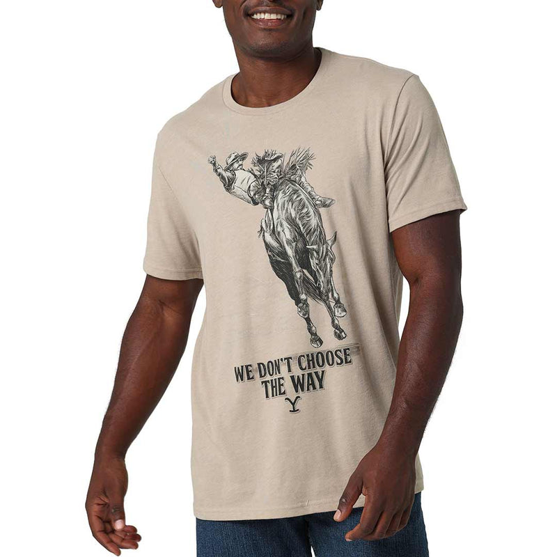 Wrangler X Yellowstone Men's We Don't Choose The Way T-Shirt