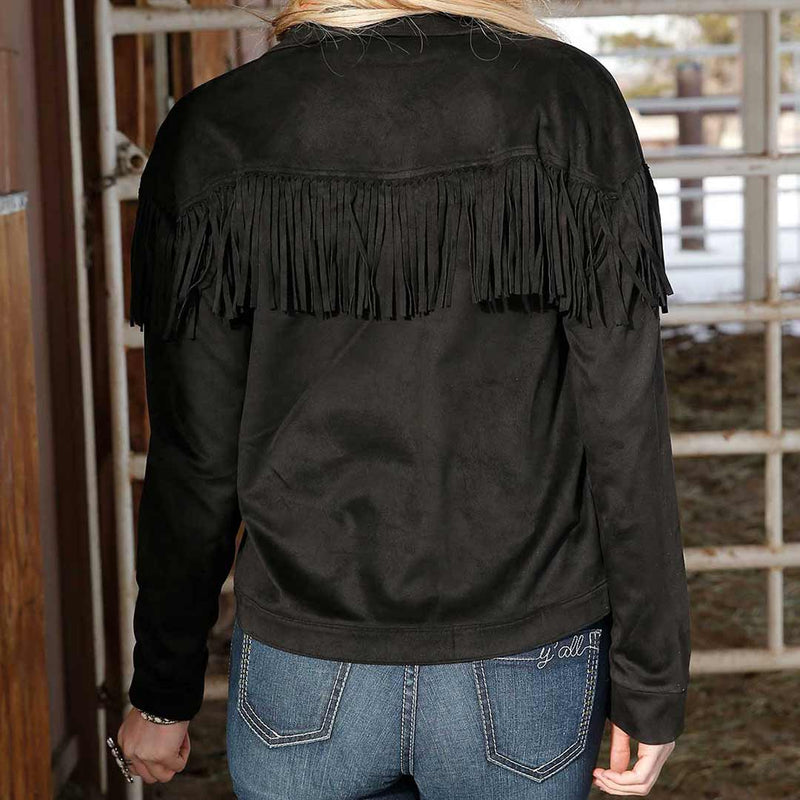 Cruel Denim Women's Fringe Jacket