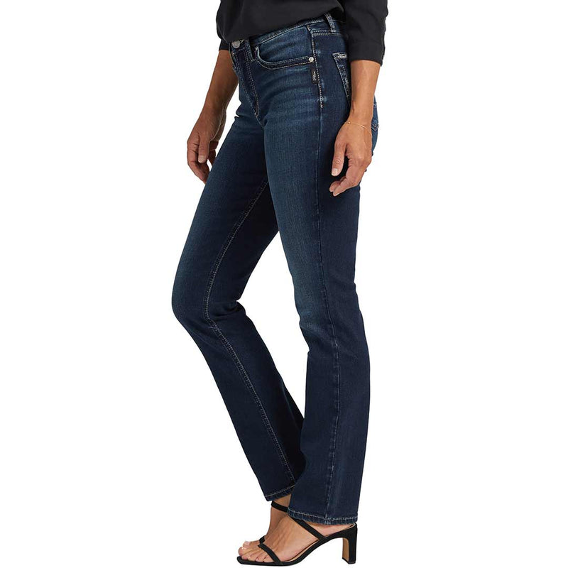 Silver Jeans Women's Avery High Rise Straight Leg Jeans