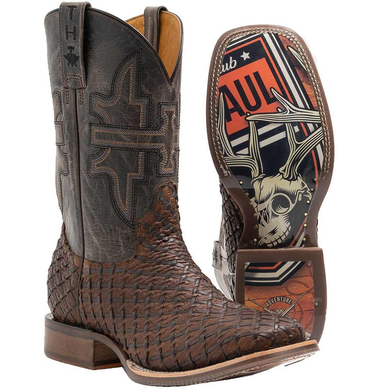 Tin Haul Men's Hunting Club Cowboy Boots