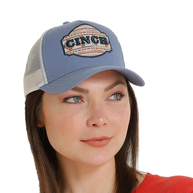 Cinch Women's Aztec Logo Patch Snap Back Cap