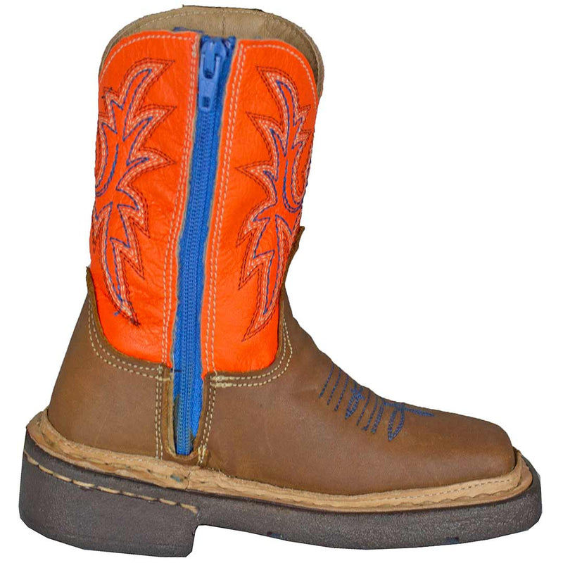 Roper Kids' Orange Shaft Cowboy Boots