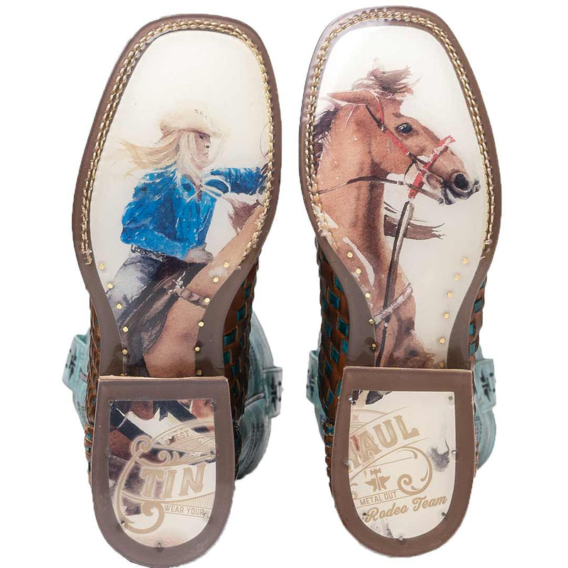 Tin Haul Women's Rodeo Team Cowgirl Boots