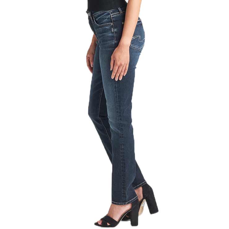 Silver Jeans Women's Avery High Rise Straight Leg Jeans