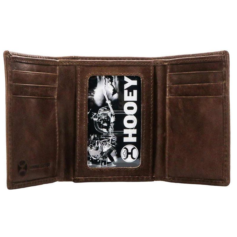 Hooey Brands Men's Classic Smooth Trifold Wallet