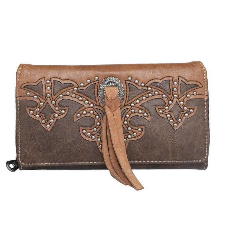 Montana West Boot Scroll Collection Wallet