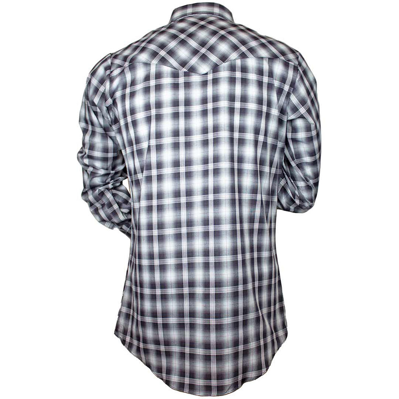 Ely Cattleman Men's Ombre Plaid Snap Shirt