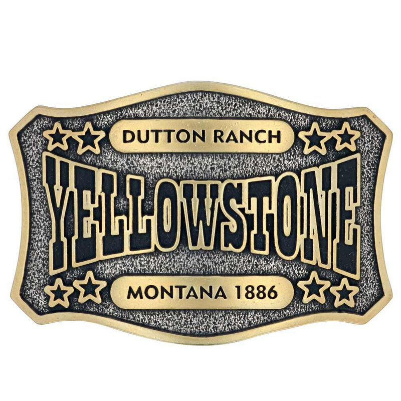 Montana Silversmiths The Y Yellowstone Star Attitude Buckle