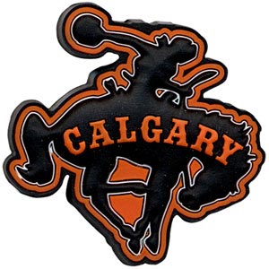 Postcard Souvenirs Calgary Bronc Magnet